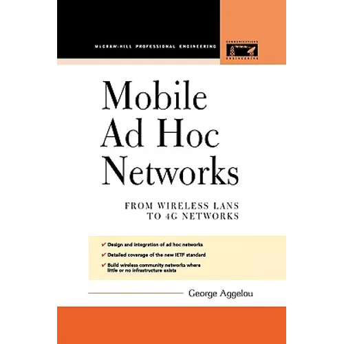 Mobile Ad Hoc Networks - Paperback