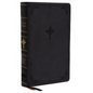 Nabre, New American Bible, Revised Edition, Catholic Bible, Large Print Edition, Leathersoft, Black, Thumb Indexed, Comfort Print: Holy Bible - Imitation Leather