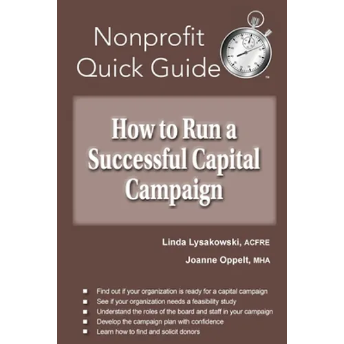 How to Run a Successful Capital Campaign - Paperback