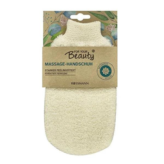 For Your Beauty Exfoliating Massage Glove - Spa Quality Skin Care at Home