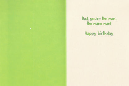 Birthday Card - You're The Mane Man Dad