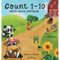 Count 1-10 with cute animals - Hardcover