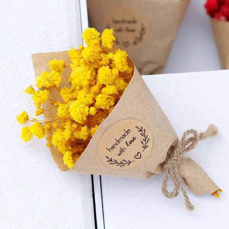 Mini Dried Flower Bouquet Gift Box