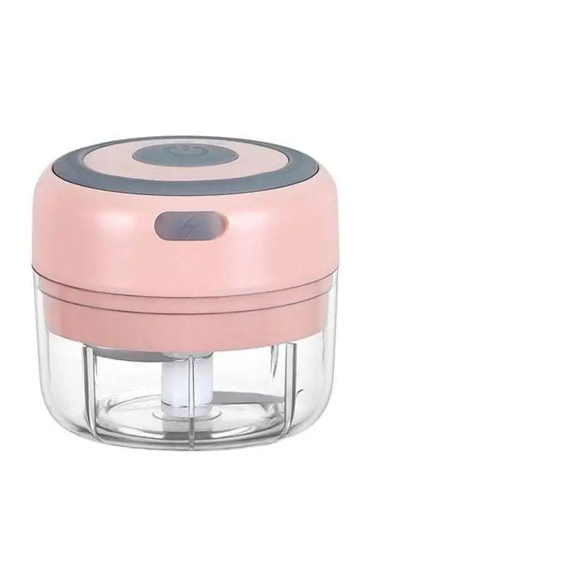 Mini Electric Garlic Chopper with Glass Bowl