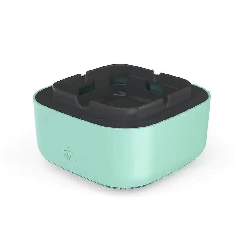 Mint Green Smoke Removal Air Purification Ashtray