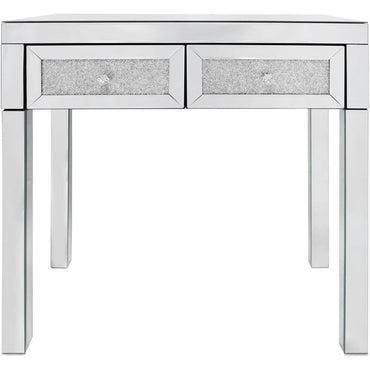 Mirror Desk Dresser with 2 Drawers