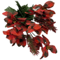 18-Inch Plaid Poinsettia Bush