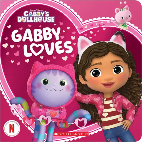 Gabby Loves (Gabby's Dollhouse Valentine's Day Board Book) - Board Book