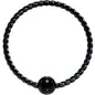 20G 3/8 Black Anodized So Twisted Captive Style Seamless Ring