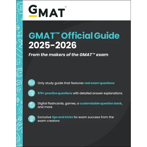 GMAT Official Guide 2025-2026: Book + Online Question Bank - Paperback