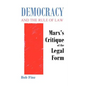 Democracy and the Rule of Law - Paperback