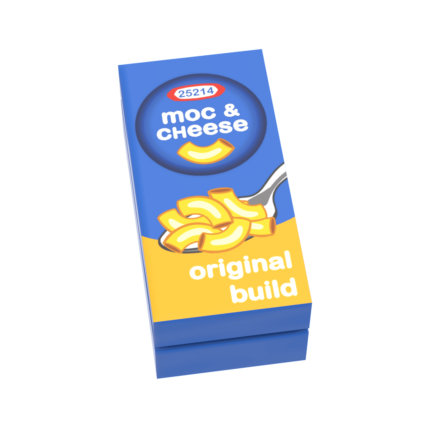 Moc & Cheese - Minifig Food Accessory - Custom Printed - Made Using LEGO® Parts