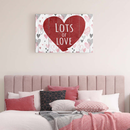 Valentine Lots Of Love Sign