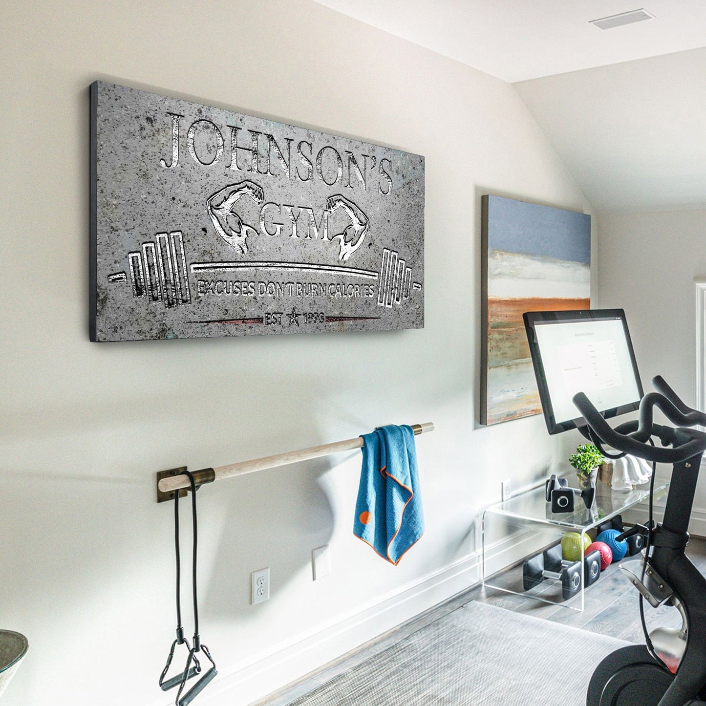 Gym Sign IX