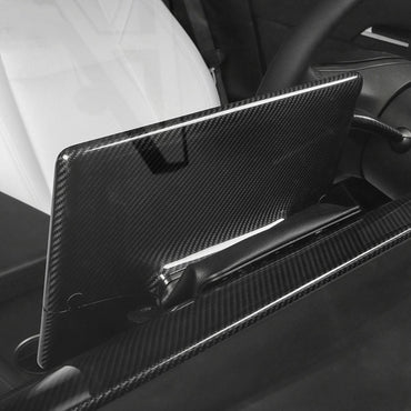 Model 3 / Y Display Cover - Dry Carbon Fiber Interior Mods