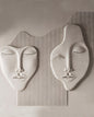 Wabi-Sabi 3D Face Wall Relief Art
