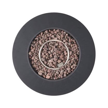 Alora Modern 32-Inch 40K BTU Round Iron Propane Fire Pit (SAK29102)
