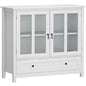 Modern Storage Cabinet with Metal Handles