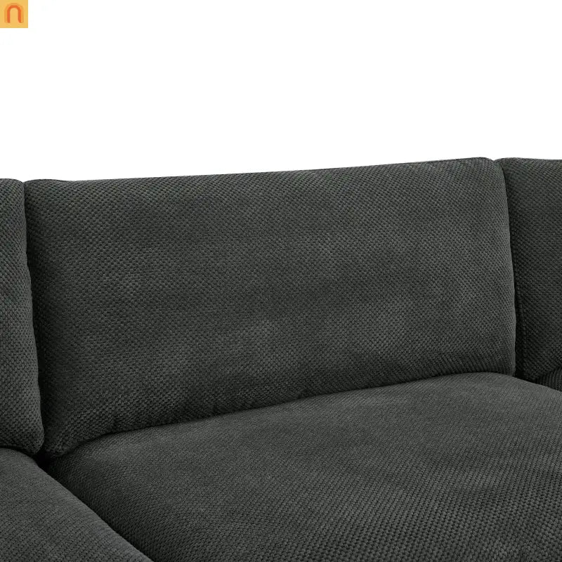 Sectional Sofa Modular Dark Gray 10 Seat 200"x120