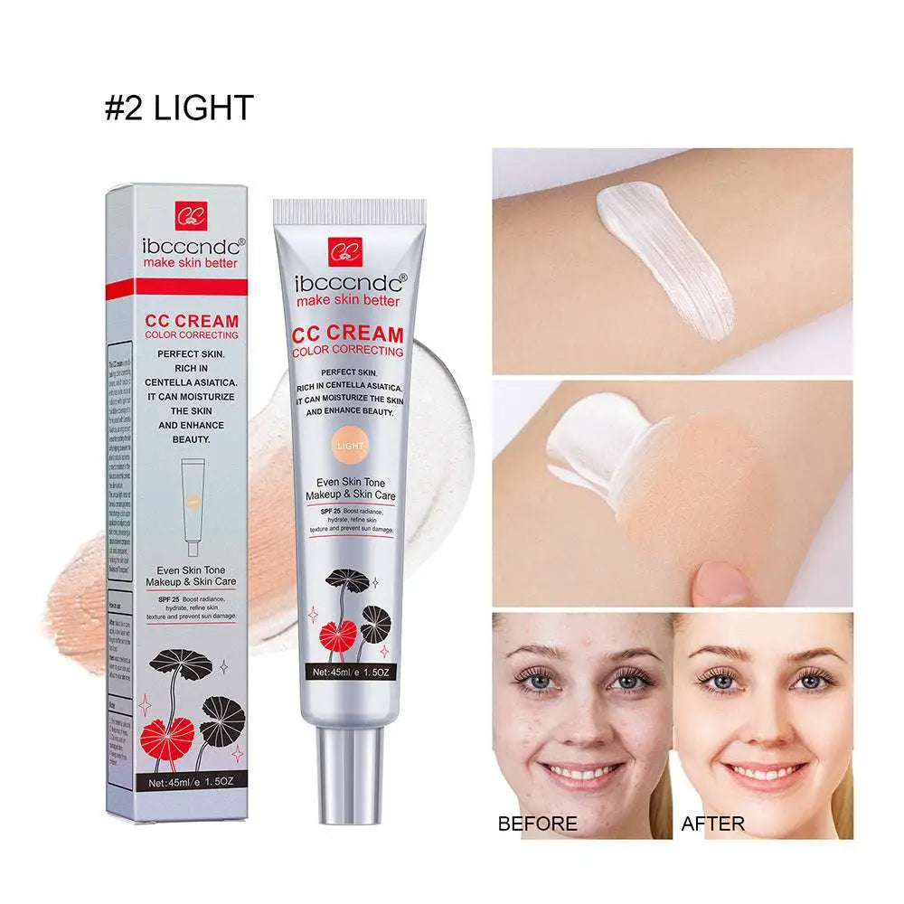 Moisturizing Correcting CC Cream for Lasting Women Makeup