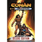 Conan the Barbarian Vol. 1: Bound in Black Stone Deluxe Edition - Hardcover