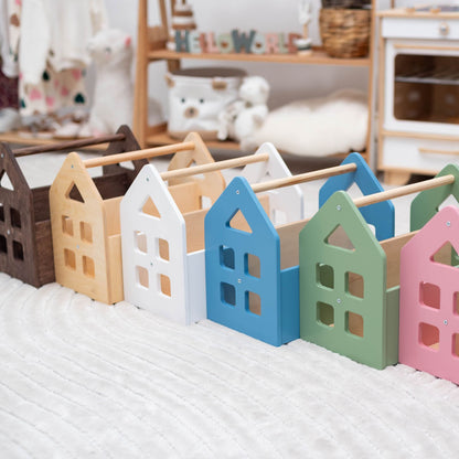 Dark Walnut Montessori Book Shelves