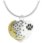 Moonstruck Paw Sterling Necklace