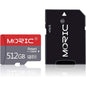 Moric 512GB Micro SD Card Fast Speed MicroSDXC UHS-I Memory Card  (Refurbished)