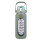 Motivational Water Bottle Intake Tracker with Straw Time Marker Silicone Sleeve Handle