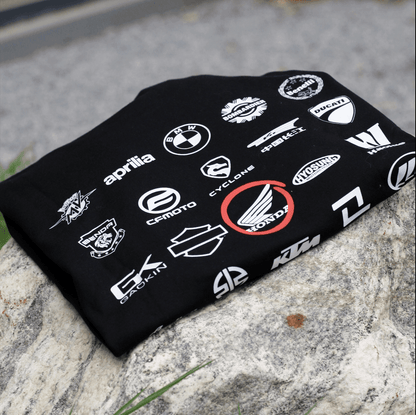MotoPanthe™ Customizable Motorcycle Brand Logo T-shirt