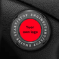 Motorcycle Igniter Cover- Central Logo Customizable