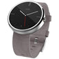 Motorola Moto 360 - Stone Grey Leather Smart Watch