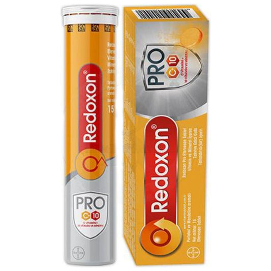 Redoxon Pro Efervesan Vitamin Supplement Effervescent Tablets - Boosts Immune System, 15 Count