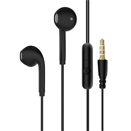 S-link Wired In-Ear Headphones with Microphone: Mobile Phone Compatible, Stereo Sound, Budget-Friendly Earphones Headset