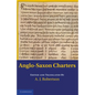 Anglo-Saxon Charters - Paperback
