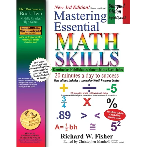 Mastering Essential Math Skills Book 2, Bilingual Edition - English/Spanish - Paperback