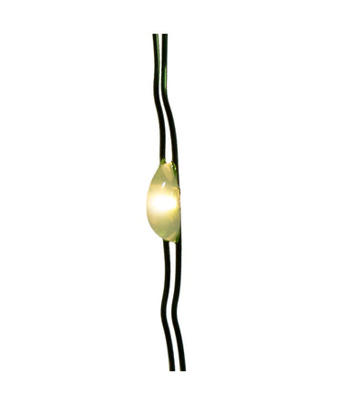 50-Light Battery Operated Warm White Twinkle Fairy Lights With Green Wire