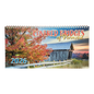 2026 Covered Bridges Panoramic Wall Calendar