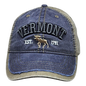 2 Tone Embroidered Hat - Vermont 1791 Moose - Sage and Navy