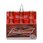 Kurt Adler Glass Budweiser Ornament, 3.5-Inch, 6-Pack