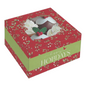 Bakery Box - 4 Cup Cakes or Cookies - Happy Holidays Holly