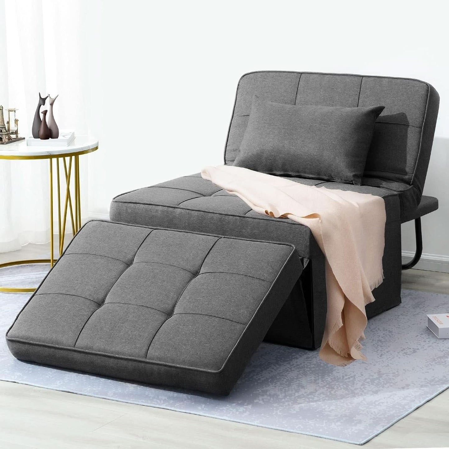 Multi-Functional Sofa Bed With Adjustable Backrest Design