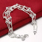 Multi Strand Beaded Snake Chain Bracelet