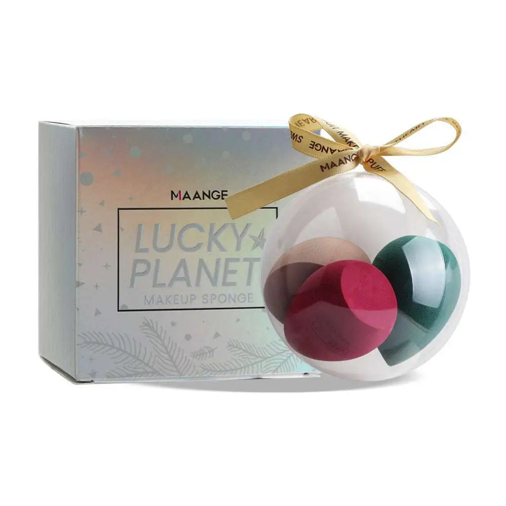 Multicolored Spherical Beauty Egg Makeup Sponge