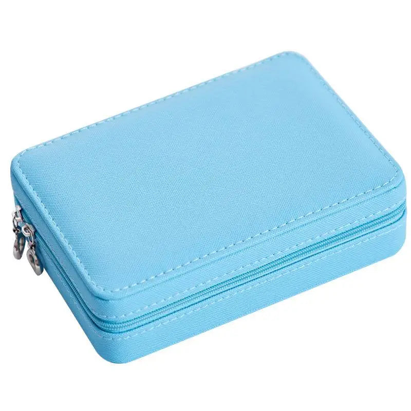 Multifunctional Jewelry Storage Box with Mirror