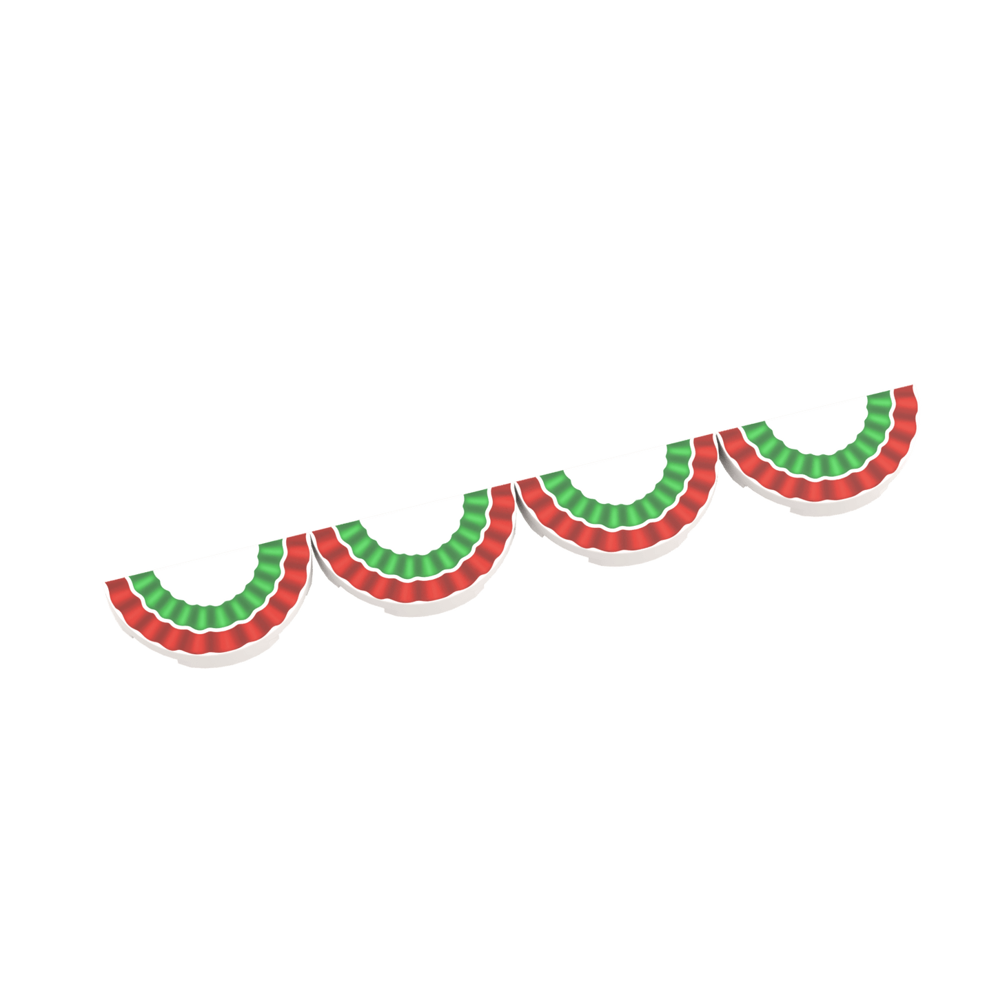 Christmas Bunting - Seasonal Decor - Custom Printed - Made Using LEGO® Parts