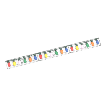 Christmas String Lights 'Clear' - Xmas Decor - Custom Printed - Made Using LEGO® Parts