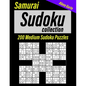Samurai Sudoku Collection: Book for Adults, 200 Medium Sudoku Puzzles for Intermediate - Paperback