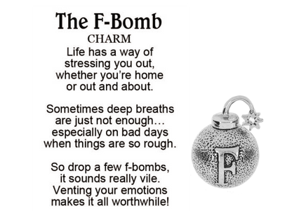 The F-Bomb Charm - A Playful Outlet for Stress Relief