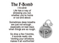 The F-Bomb Charm - A Playful Outlet for Stress Relief